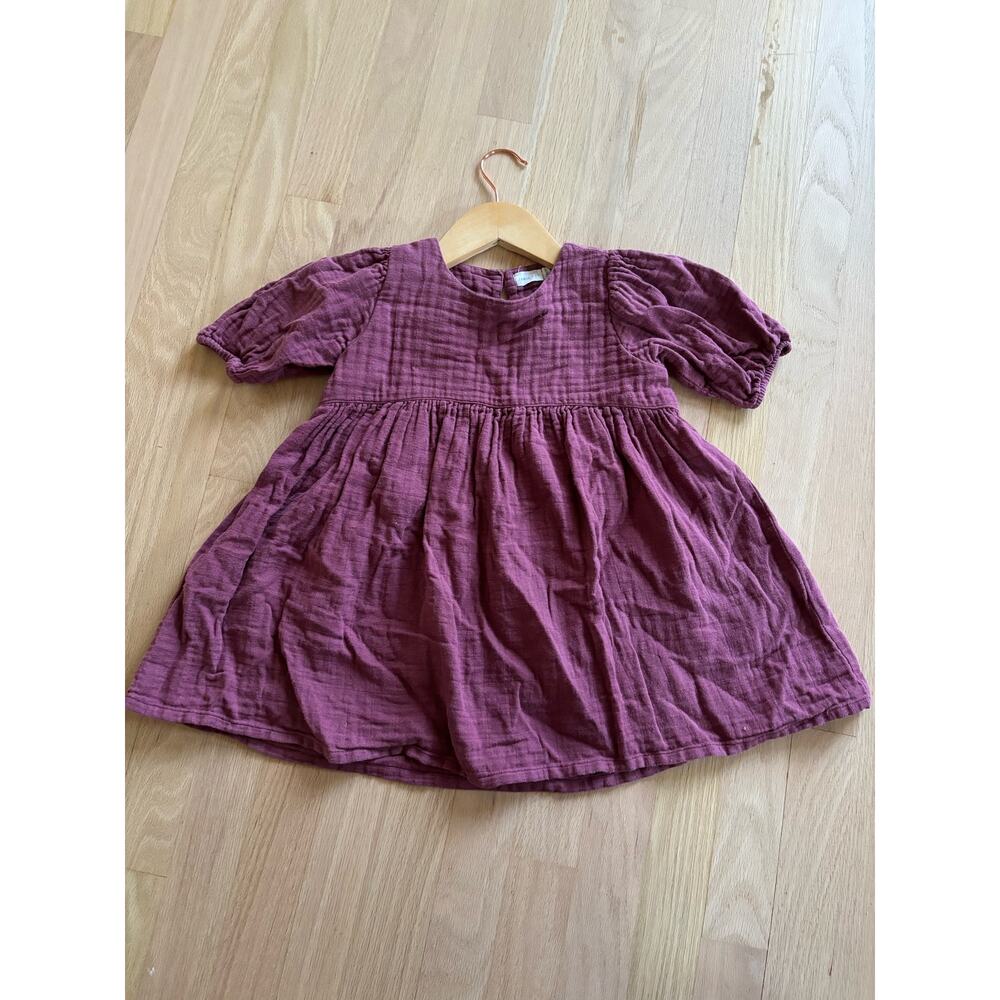 Jamie Kay Gauze Dress Purple 3T